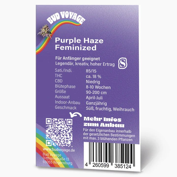 Purple Haze BudVoyage - MirageSeedsMirageSeedsPurple Haze BudVoyage